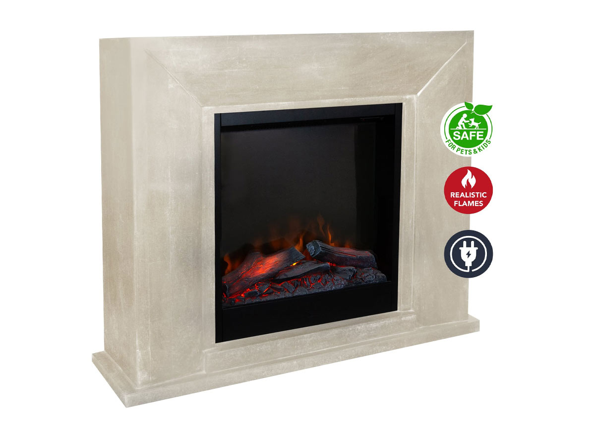Električni-kamin-nero_2 Vgradni električni kamin Levico
