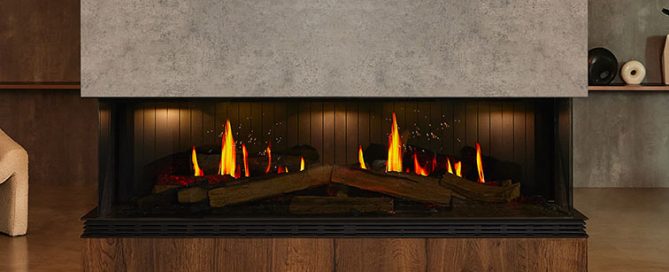 Vgradni električni kamin