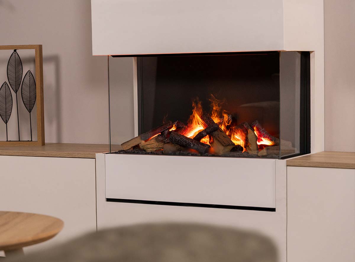 Vgradni električni kamin na vodno paro 3 Step