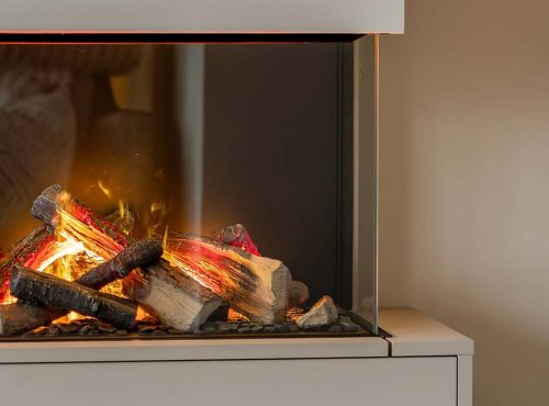 Vgradni električni kamin na vodno paro 3 Step