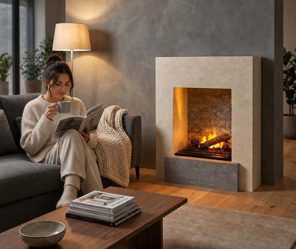 Električni kamin Todos Samostoječi električni kamin Todos