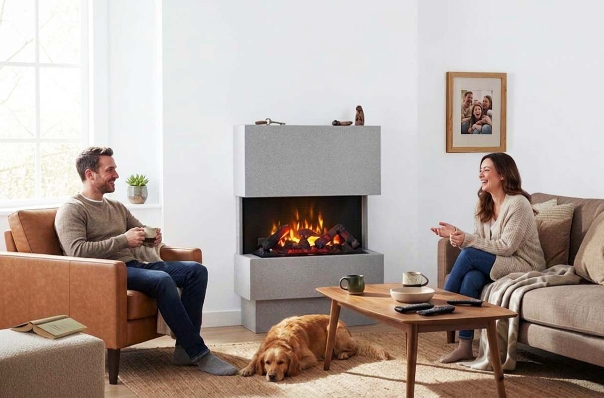 Samostoječi Električni kamin Nuoro